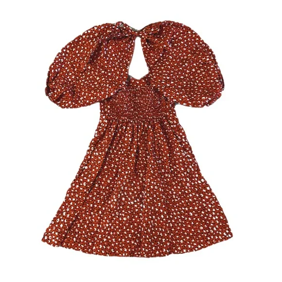 ANTHROPOLOGIE Brand: The Odell’s Ariel Puff Sleeve Mini Dress - Picture 4 of 6